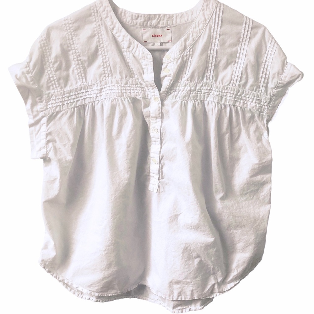 Xirena White Cotton Top